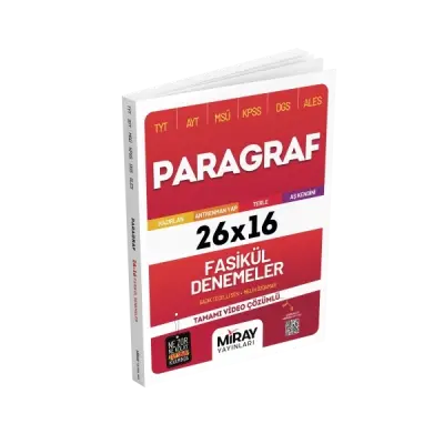 Miray TYT Paragraf 16 Deneme