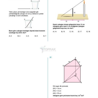 TOPRAK TYT Matematik Deneme Kitabı (GÜNCEL)