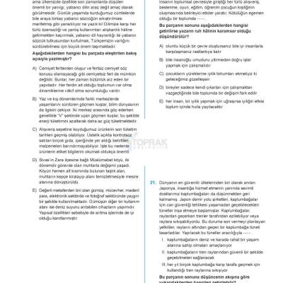 TOPRAK TYT Türkçe Deneme Kitabı (GÜNCEL)