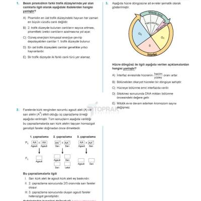 TOPRAK TYT Fizik Deneme Kitabı (GÜNCEL)