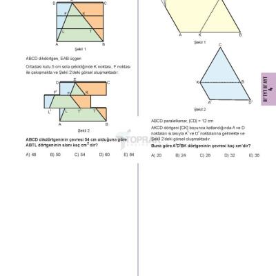 TOPRAK TYT-AYT Geometri Deneme Kitabı (GÜNCEL)