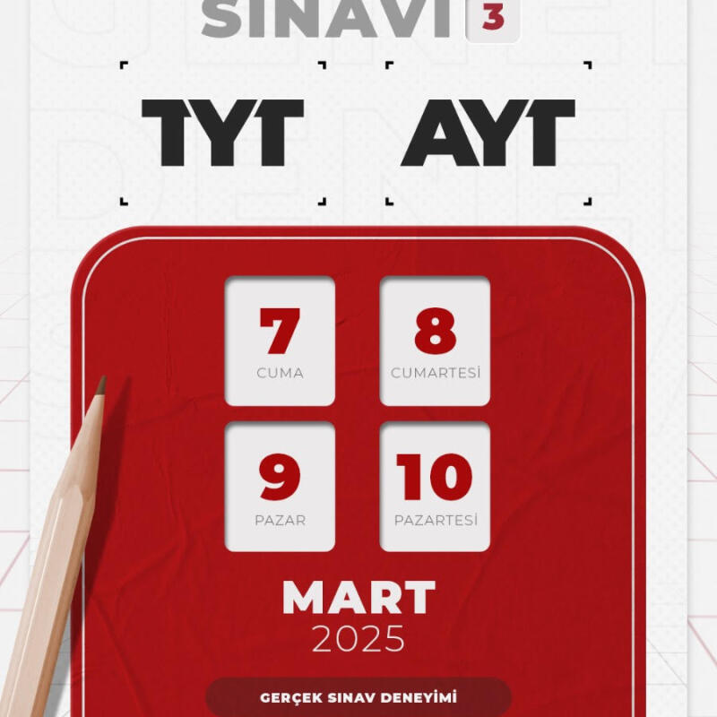 3D Türkiye Geneli 4 TYT AYT
